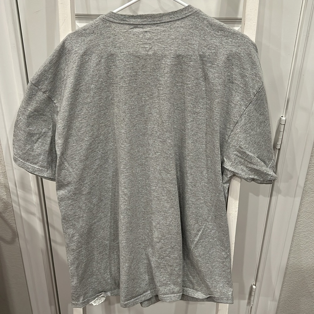 Oakland Athletics Grey Short Sleeved Graphic Tee w/Green Logo Sz 2XL by Majestic - Picture 6 of 6